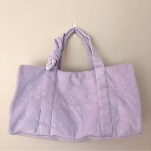 SCL Purple Hearts Terry Duffle Bag